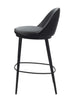 Pearce | Modern Black PU Leather Bar Stool