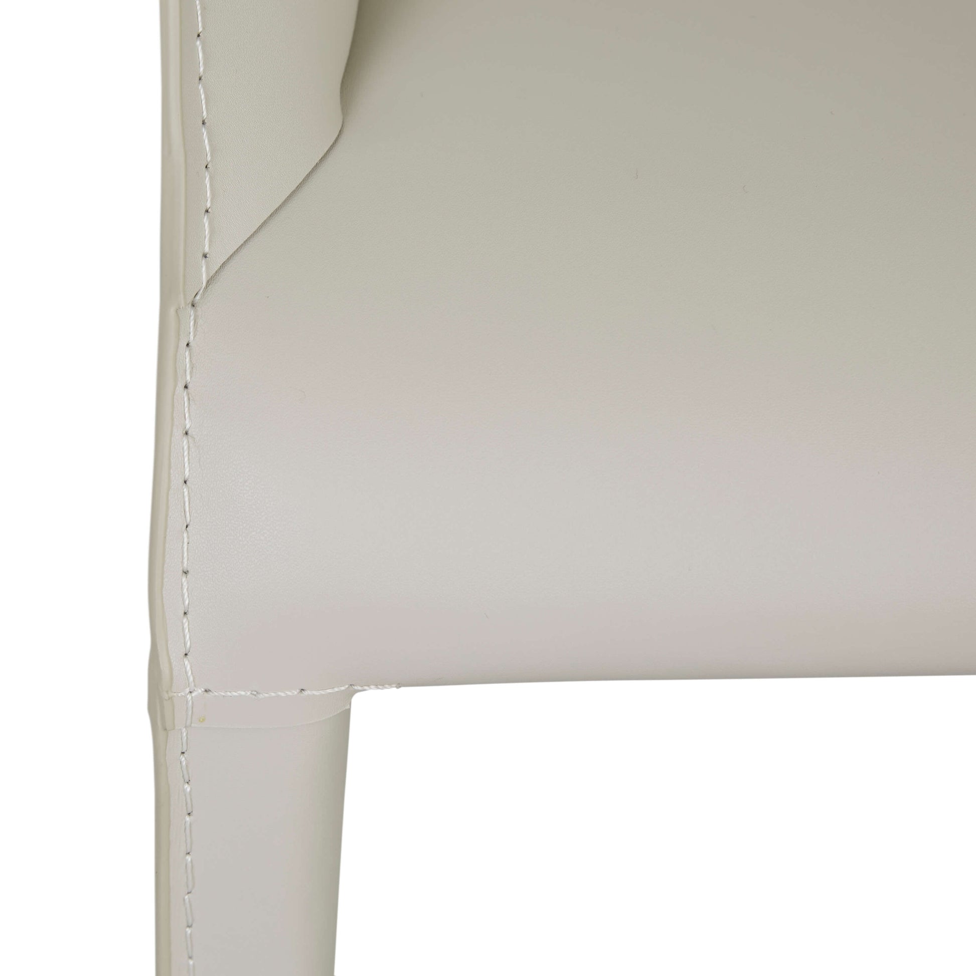 Percy | Contemporary Recycled Leather Dining Chair With Arms