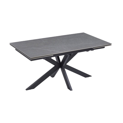 Regency | Contemporary Grey White Ceramic 6 - 8 Extension Dining Table | Grey