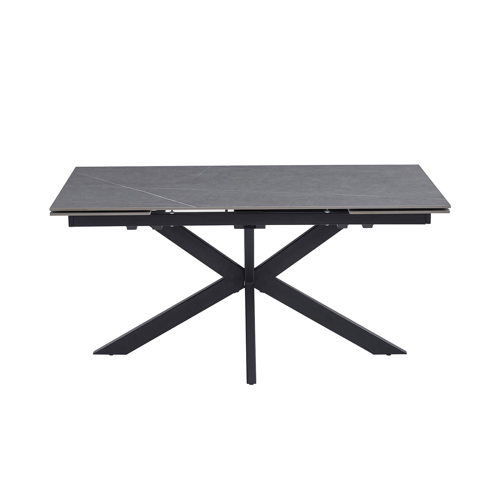 Regency | Contemporary Grey White Ceramic 6 - 8 Extension Dining Table | Grey