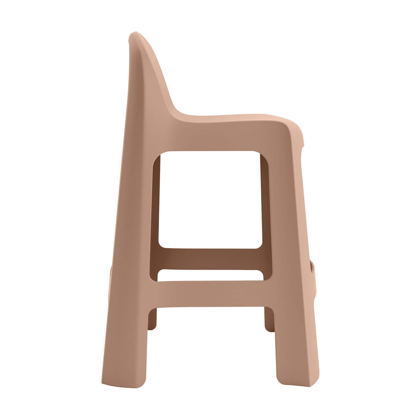 Riverbank | Contemporary Coastal Brown Green Plastic Outdoor Bar Stools | Brown