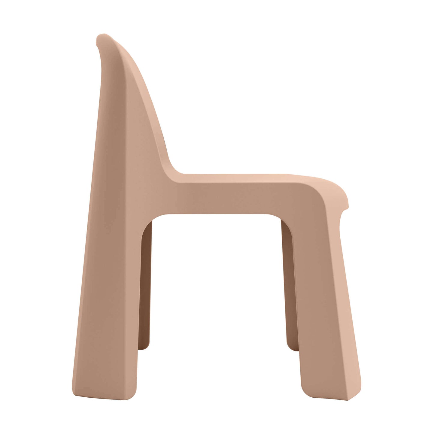 Riverbank | Contemporary Coastal Brown Green Plastic Outdoor Dining Chairs | Brown