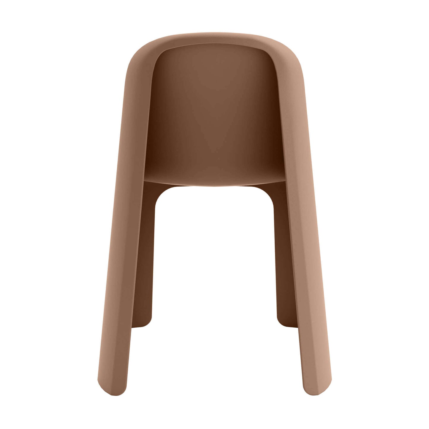 Riverbank | Contemporary Coastal Brown Green Plastic Outdoor Dining Chairs | Brown