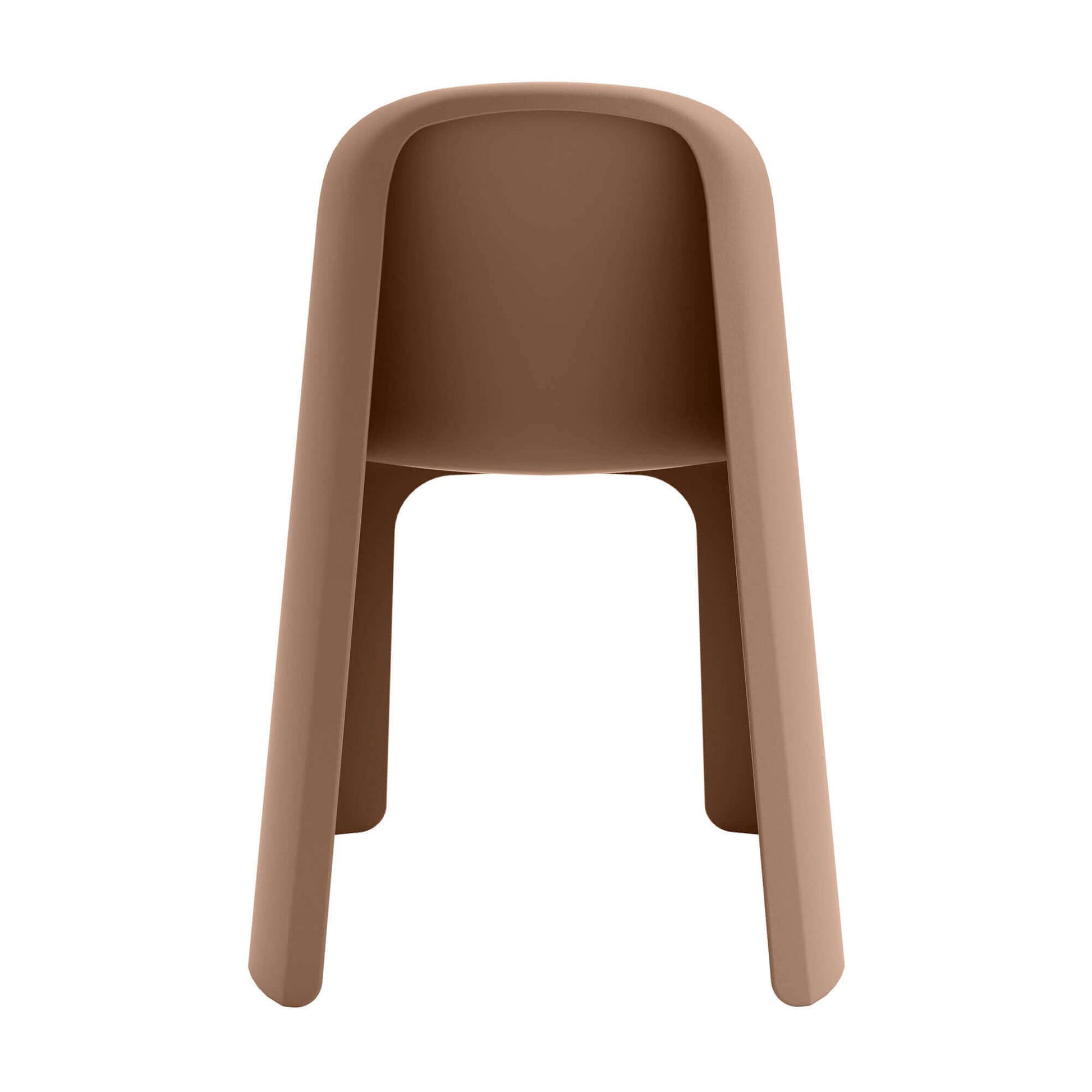 Riverbank | Contemporary Coastal Brown Green Plastic Outdoor Dining Chairs | Brown