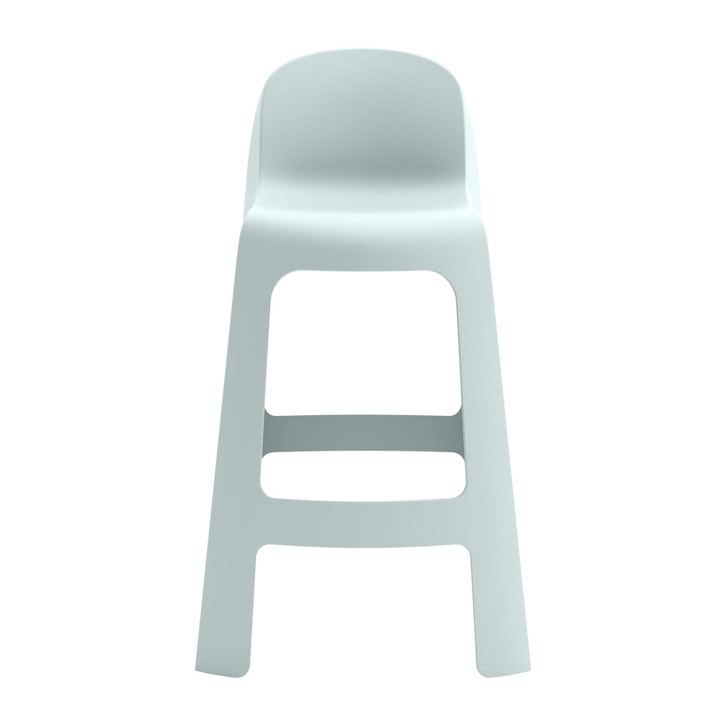 Riverbank | Contemporary Coastal Brown Green Plastic Outdoor Bar Stools | Green