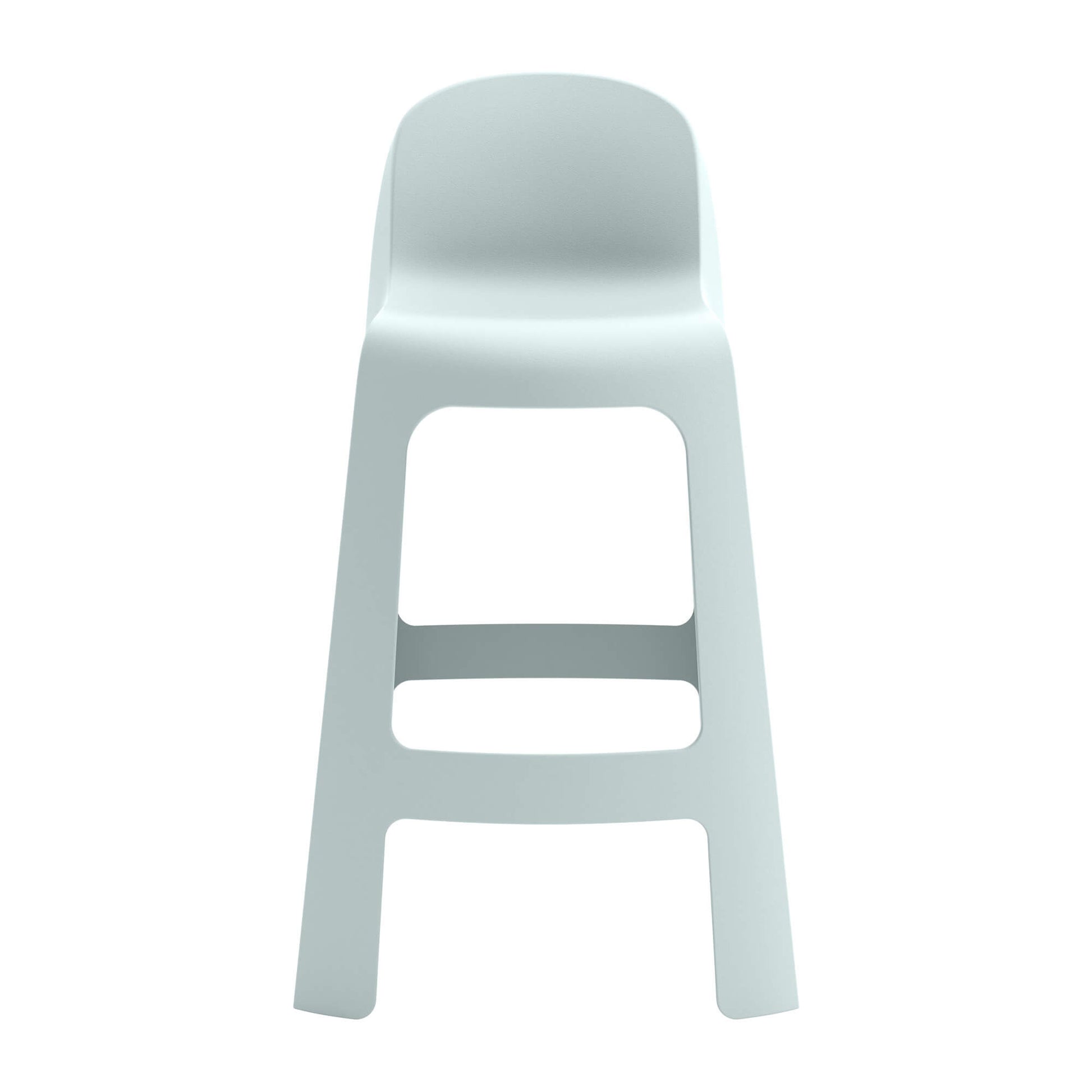 Riverbank | Contemporary Coastal Brown Green Plastic Outdoor Bar Stools | Green