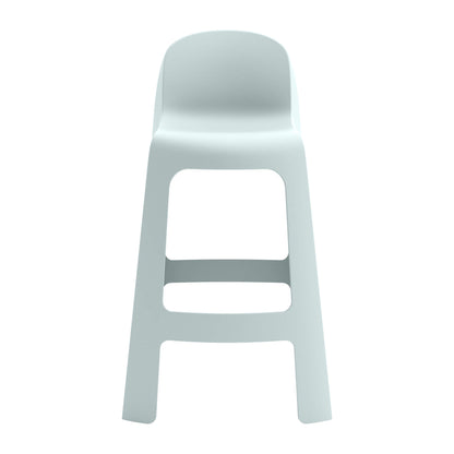 Riverbank | Contemporary Coastal Brown Green Plastic Outdoor Bar Stools | Green