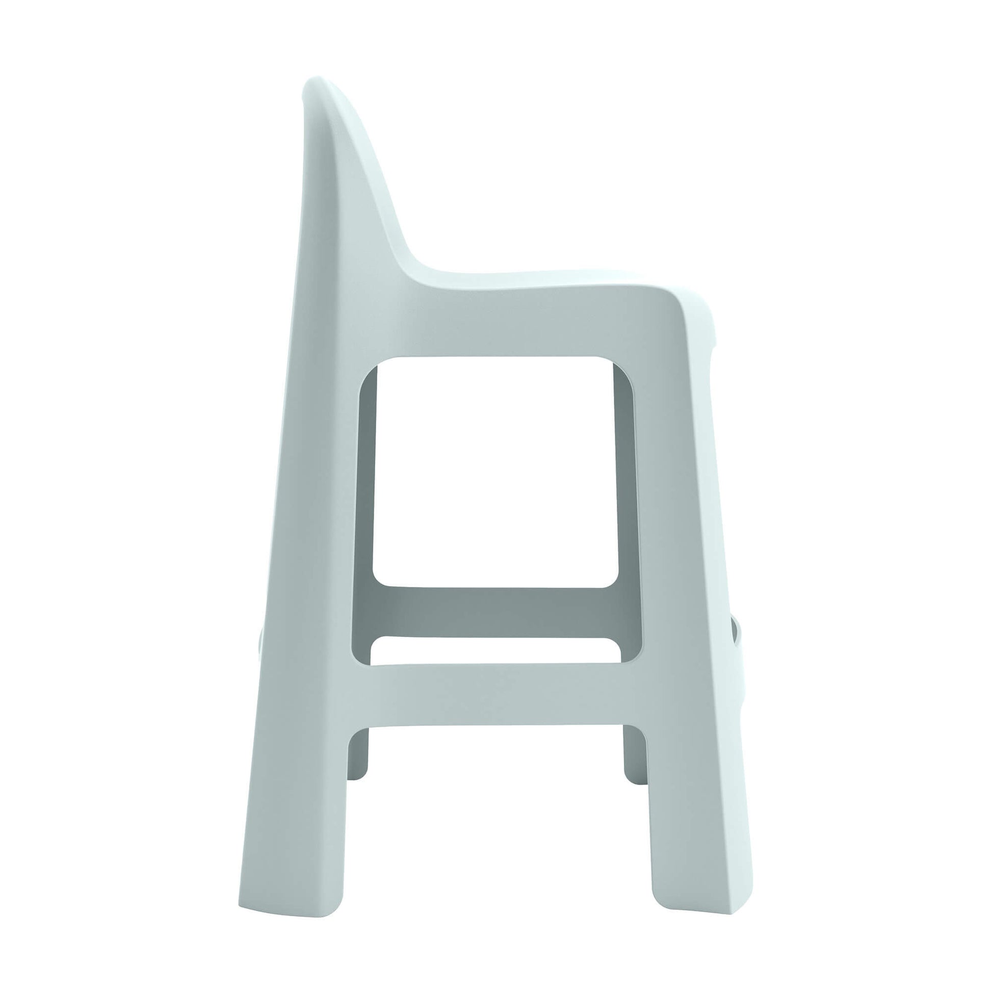 Riverbank | Contemporary Coastal Brown Green Plastic Outdoor Bar Stools | Green