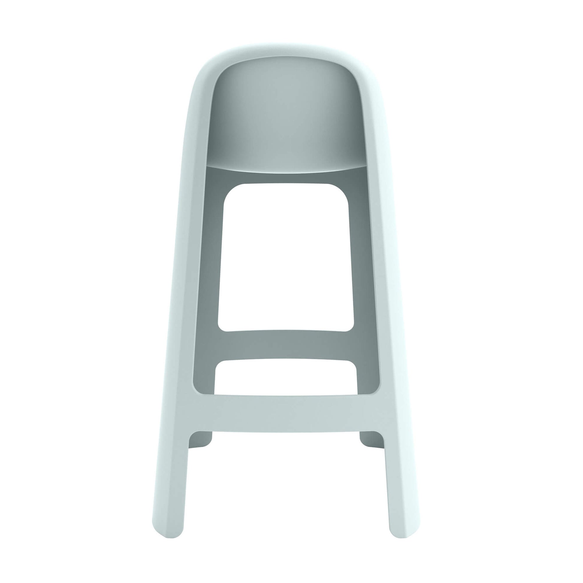 Riverbank | Contemporary Coastal Brown Green Plastic Outdoor Bar Stools | Green