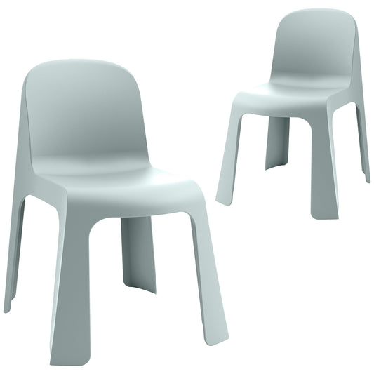 Riverbank | Contemporary Coastal Brown Green Plastic Outdoor Dining Chairs | Green