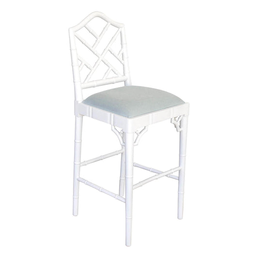 Rutherford | Hamptons White Wooden Bar Stools | White