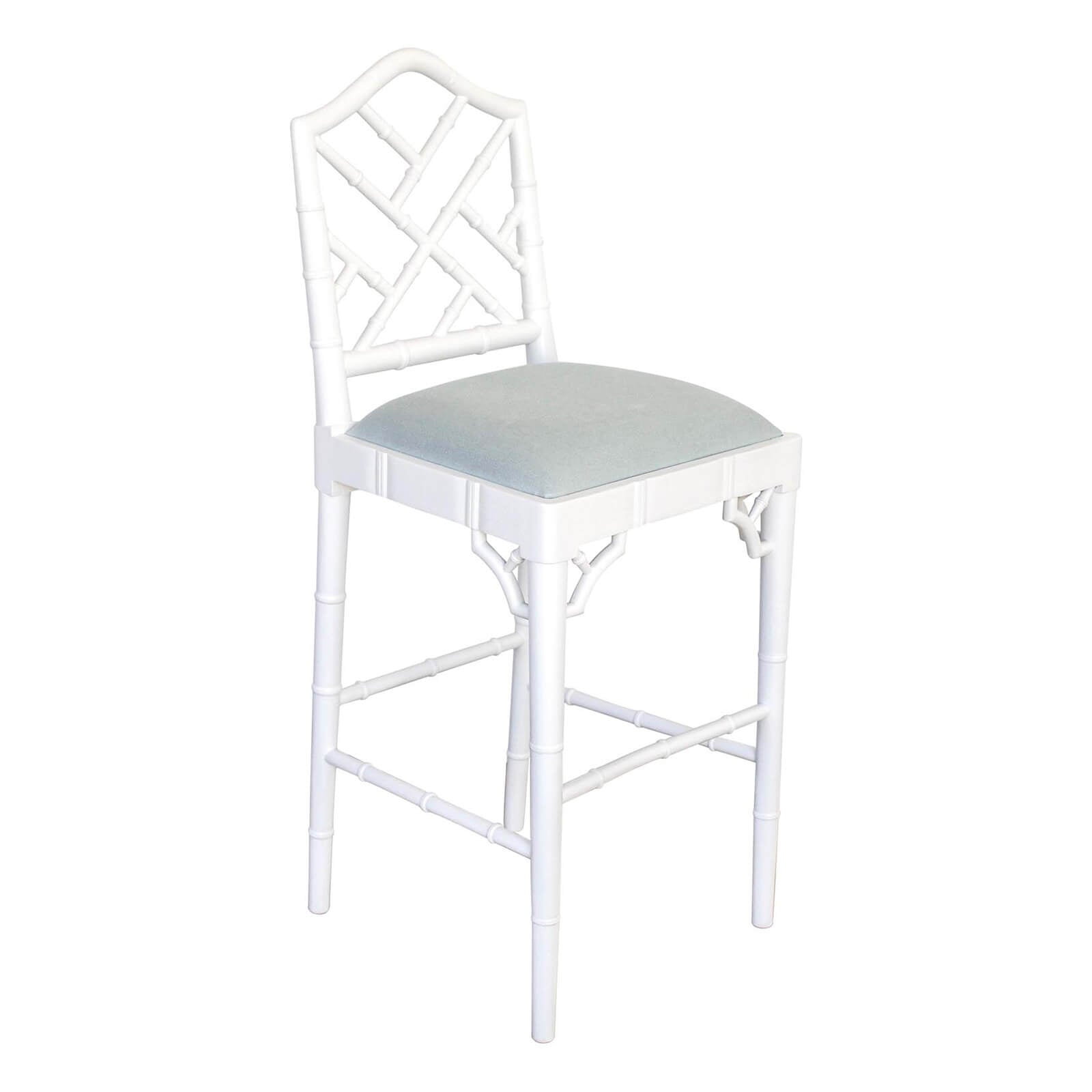 Rutherford | Hamptons White Wooden Bar Stools | White