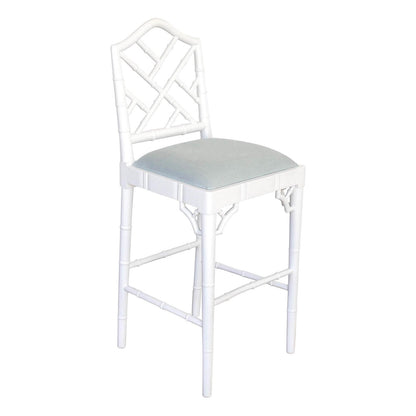 Rutherford | Hamptons White Wooden Bar Stools | White