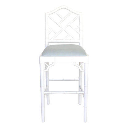 Rutherford | Hamptons White Wooden Bar Stools | White