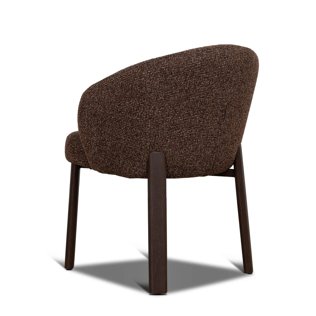 Sacramento | Modern Metal Verona Sand Cinnamon Fabric Dining Chairs | Set Of 2 | Cinnamon