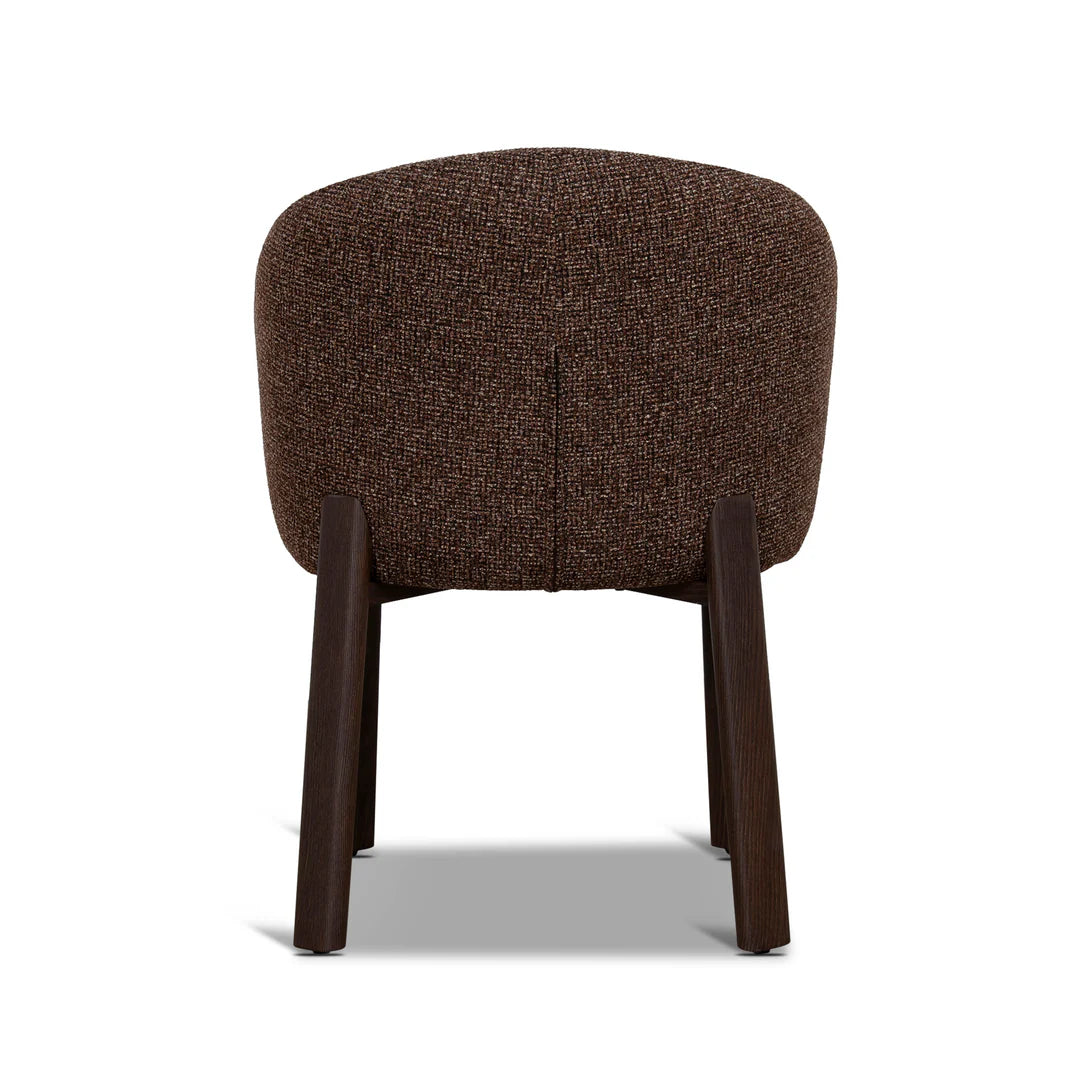 Sacramento | Modern Metal Verona Sand Cinnamon Fabric Dining Chairs | Set Of 2 | Cinnamon