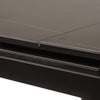 Sacramento | Wooden Ceramic Black Grey 1.4m Oval Extension Table
