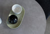 Sacramento | Wooden Ceramic Black Grey 1.4m Oval Extension Table