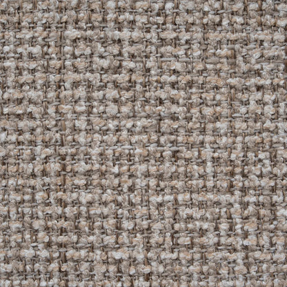 Sacramento | Modern Metal Verona Sand Cinnamon Fabric Dining Chairs | Set Of 2 | Sand