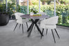 Salina | Modern Metal Matte Ceramic 4 Seater Round Table