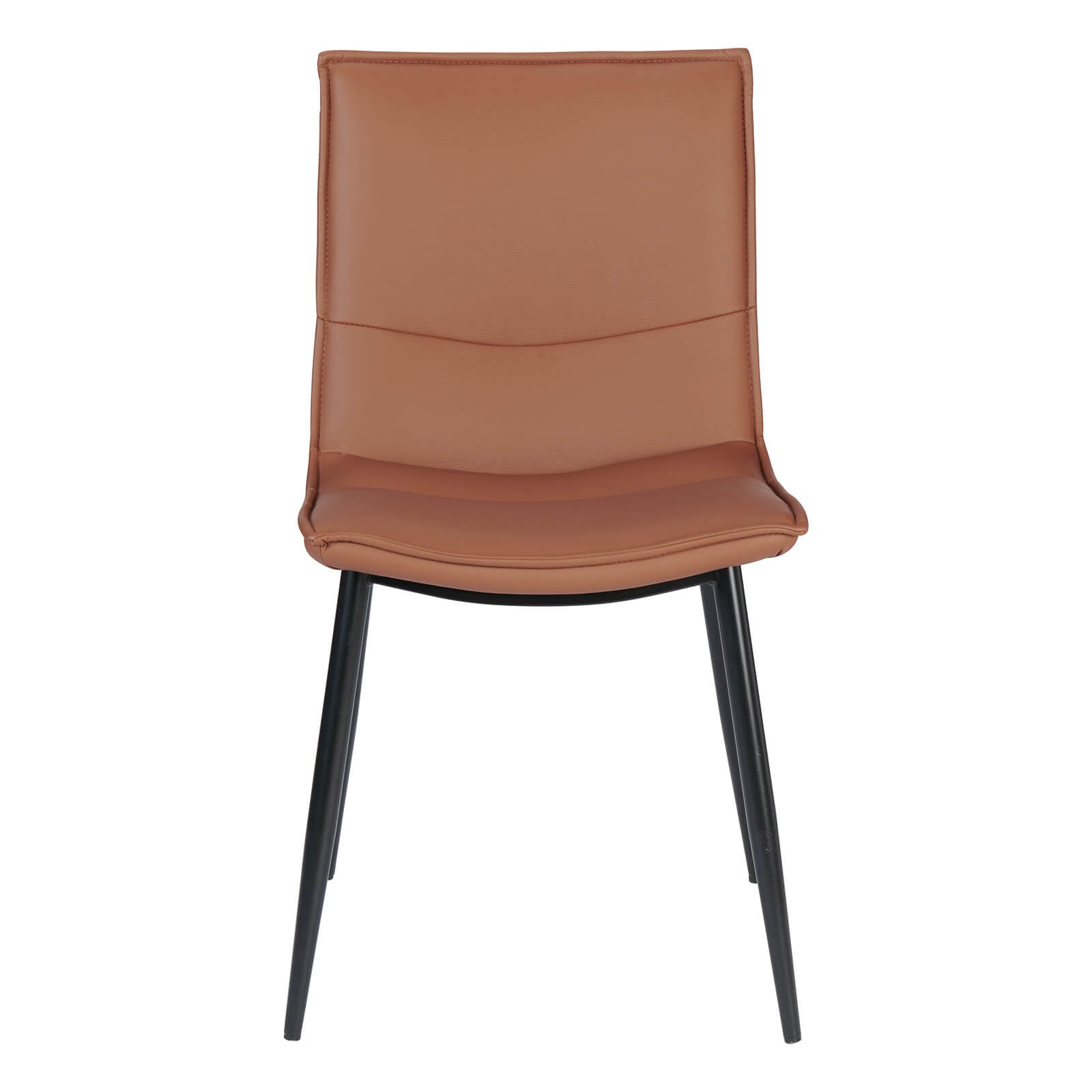 Salina | Modern Tan PU Leather Dining Chairs | Tan