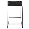 Sanctuary | Coastal Metal Rattan Bar Stools | Set Of 4