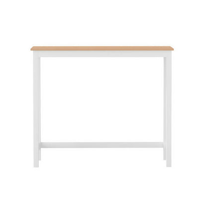 Savoy | Coastal White Natural Wooden Bar Stool Table | White