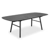 Savoy | Metal Black 2.7m Extendable Wooden Dining Table