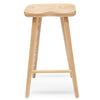 Scottsdale | Coastal Black Natural Wooden Bar Stools | Set of 2