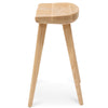 Scottsdale | Coastal Black Natural Wooden Bar Stools | Set of 2