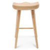 Scottsdale | Coastal Black Natural Wooden Bar Stools | Set of 2