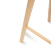 Scottsdale | Coastal Black Natural Wooden Bar Stools | Set of 2