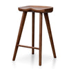 Scottsdale | Coastal Black Natural Wooden Bar Stools | Set of 2
