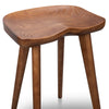Scottsdale | Coastal Black Natural Wooden Bar Stools | Set of 2