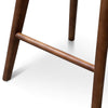Scottsdale | Coastal Black Natural Wooden Bar Stools | Set of 2