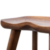 Scottsdale | Coastal Black Natural Wooden Bar Stools | Set of 2