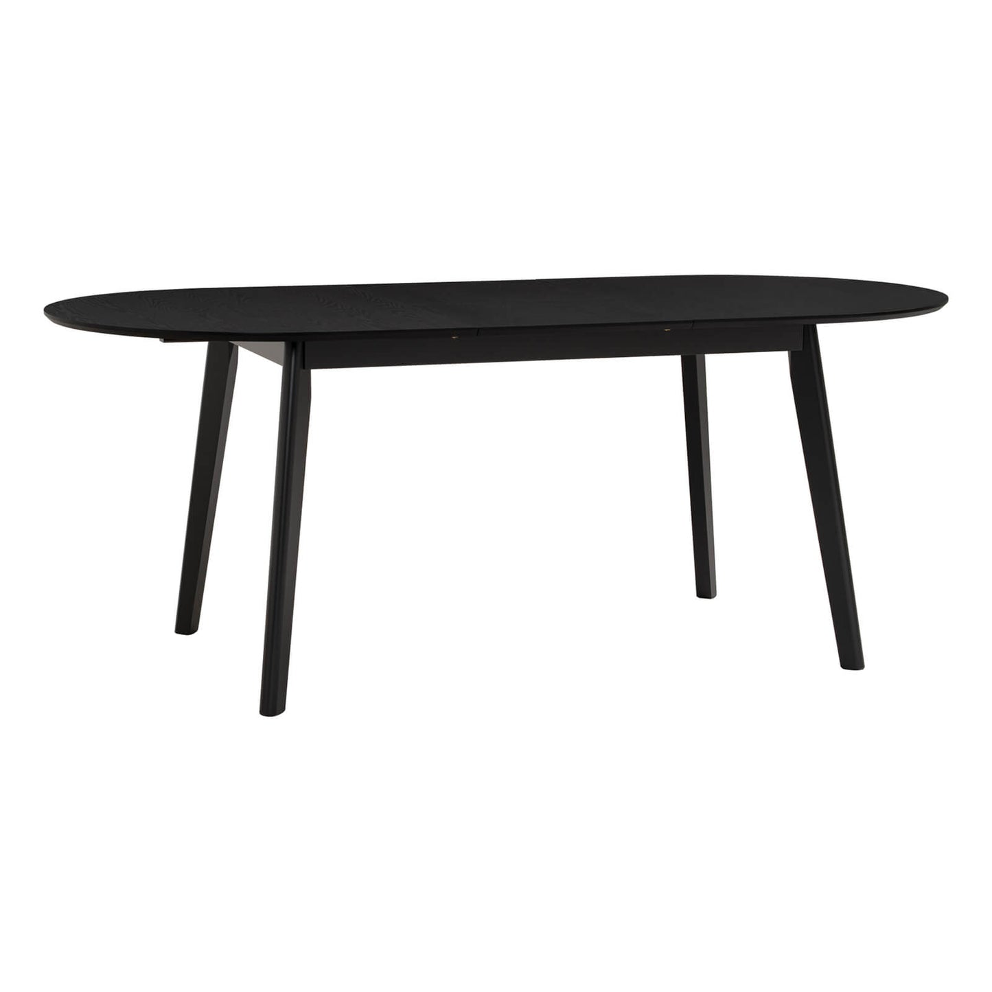 Sentosa | Black White Oak Extendable 1.9m Oval Wooden Dining Table | Black