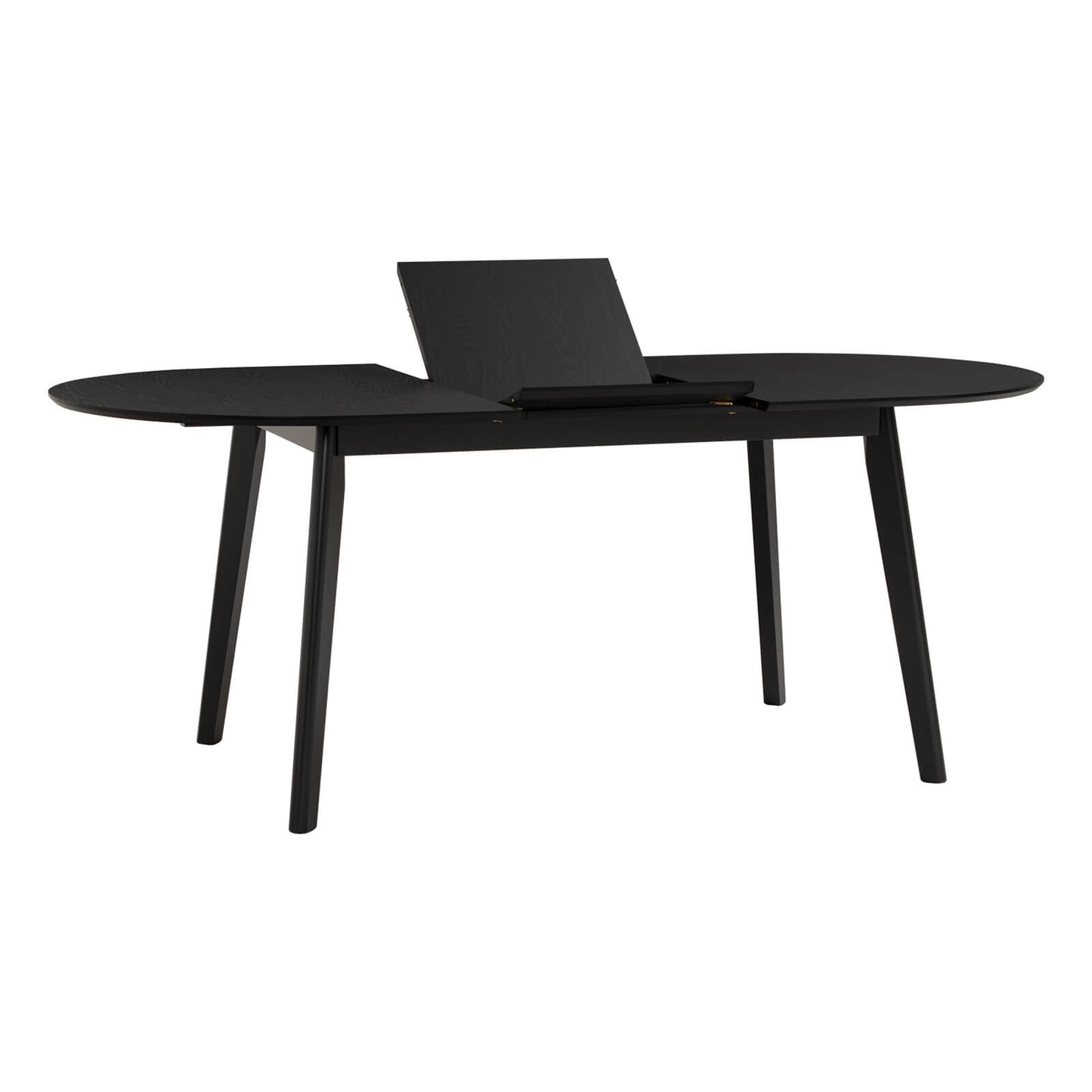 Sentosa | Black White Oak Extendable 1.9m Oval Wooden Dining Table | Black