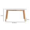 Sentosa | Black White Oak Extendable 1.9m Oval Wooden Dining Table