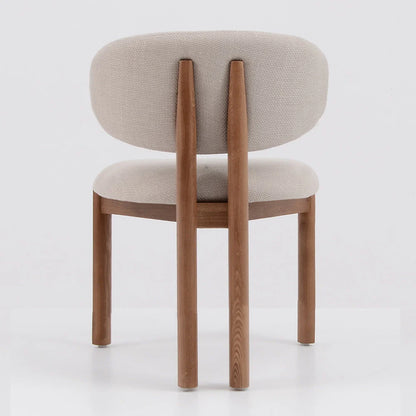 Simpson | Modern Coastal White Fabric Dining Chairs | Set Of 2 | White