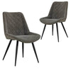 Southbank | Fabric Contemporary Dining Chairs With Arms | Set Of 2