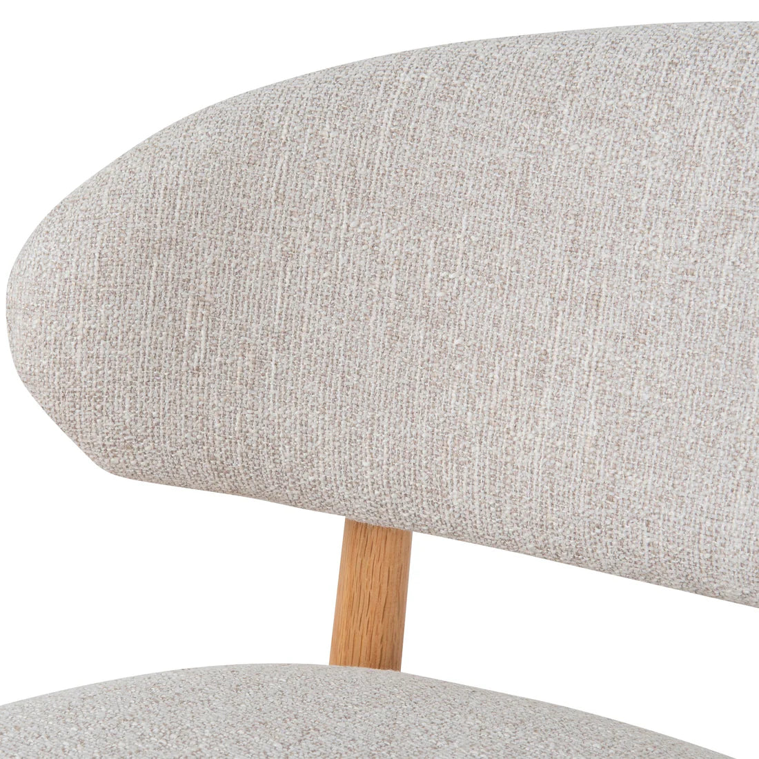 Southcote | Coastal Modern Fabric Wooden Bar Stools | Natural