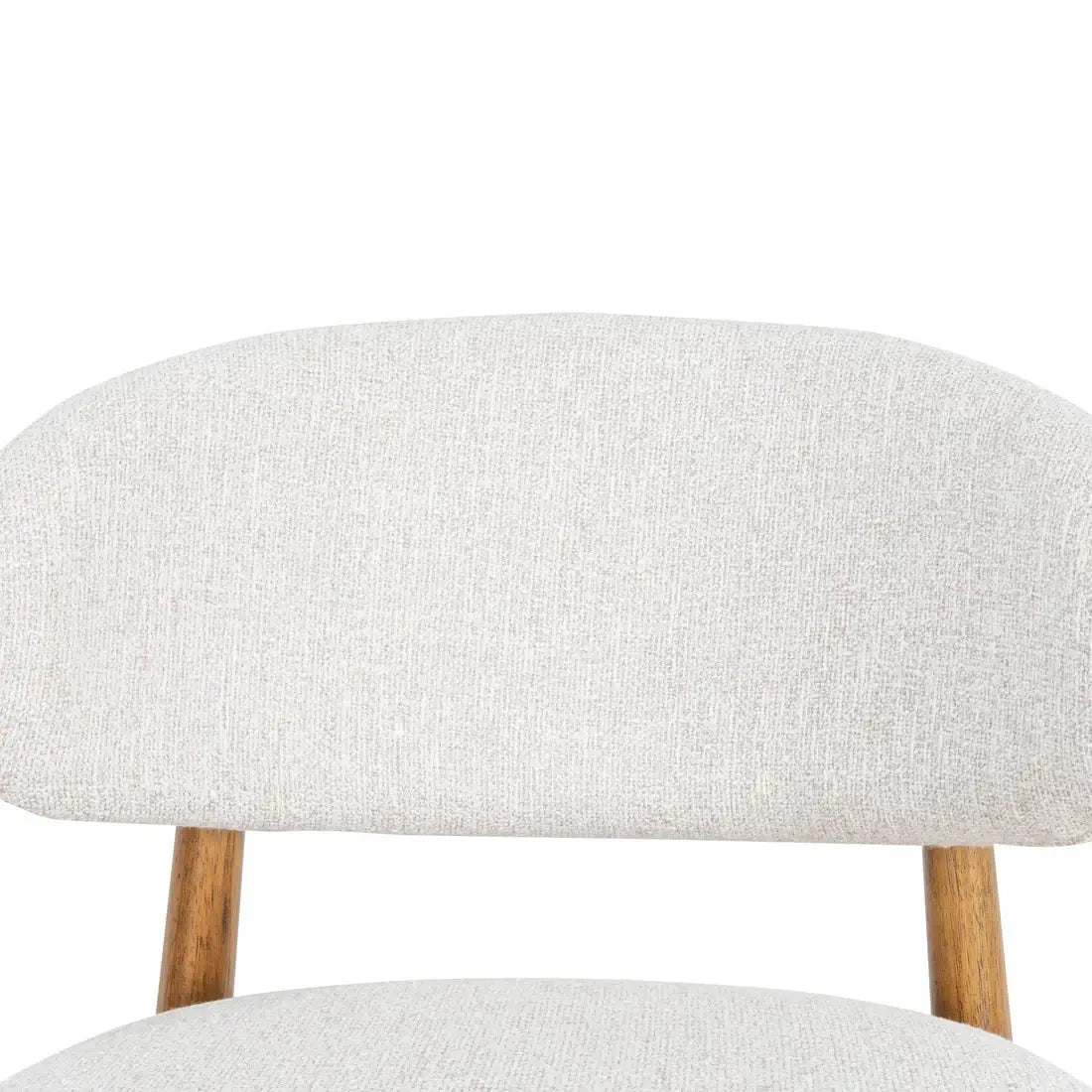Southcote | Coastal Modern Fabric Wooden Bar Stools | Walnut