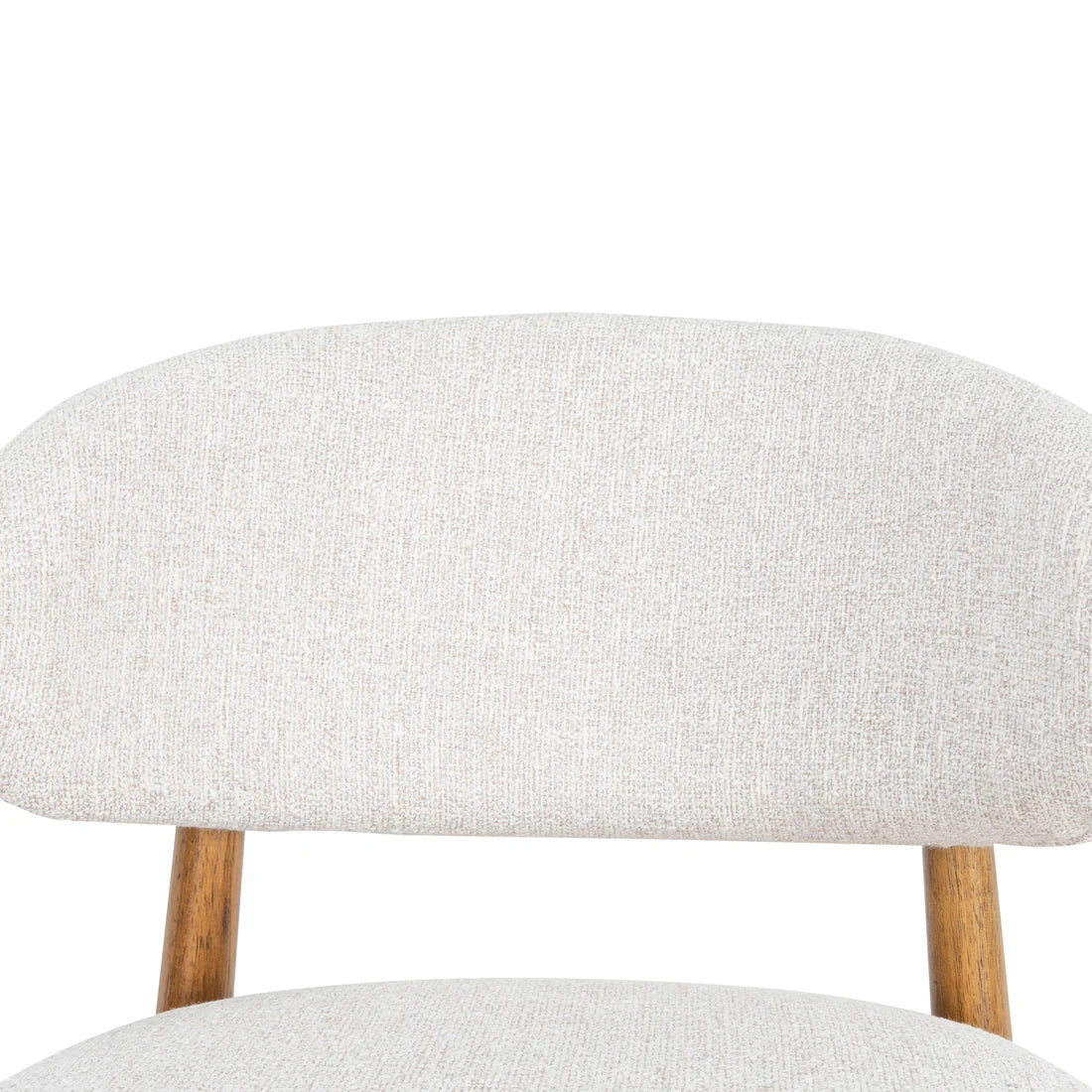 Southcote | Coastal Modern Fabric Wooden Bar Stools | Walnut