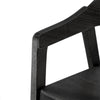 Springwood | Coastal Black Natural Wooden Dining Chairs With Arms | Set Of 2
