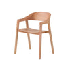 Springwood | Coastal Black Natural Wooden Dining Chairs With Arms | Set Of 2