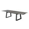 Sterling | Andesite Ceramic Rectangular 14 person 3m Extension Dining Table