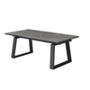 Sterling | Andesite Ceramic Rectangular 14 person 3m Extension Dining Table