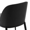 Stockton | Modern Metal Grey Fabric Dining Chairs | Set Of 2