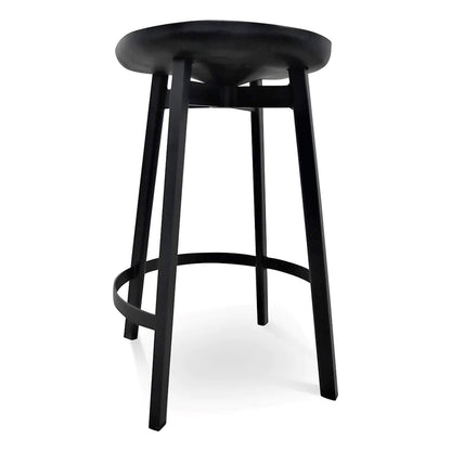 Sullivan | Industrial Metal 65cm Wooden Bar Stools | Set Of 2